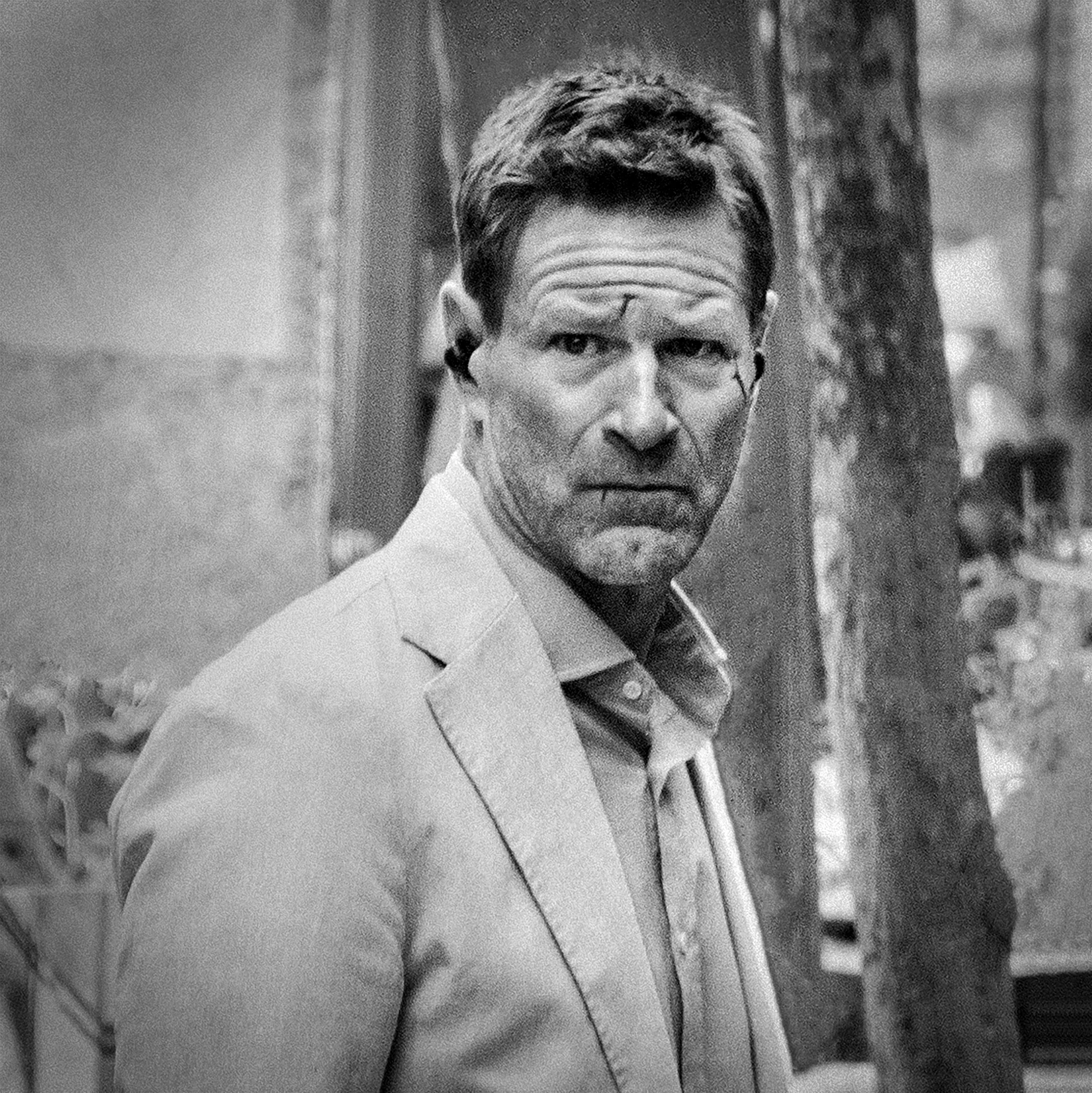 Aaron Eckhart in the The Bricklayer in Thessaloniki Greece - Photos by Alkis Ishnopoulos